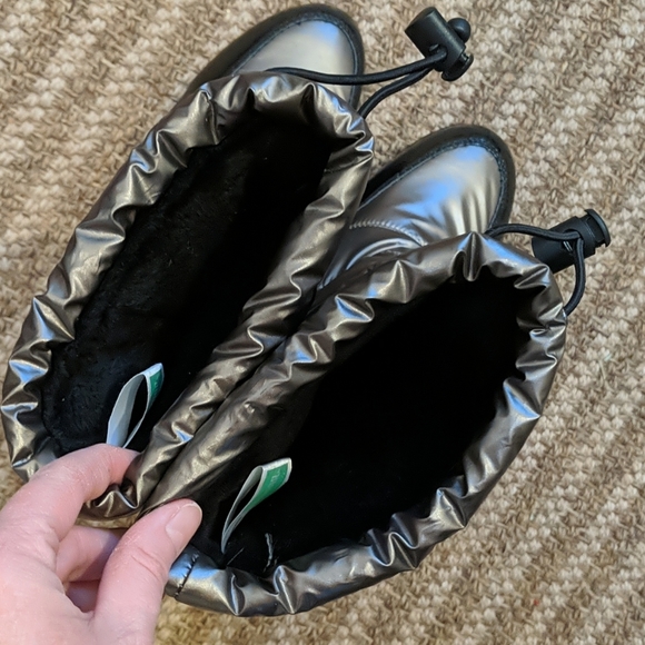 Cougar Gander Gunmetal Wedge Boots Size 9 - Picture 3 of 8